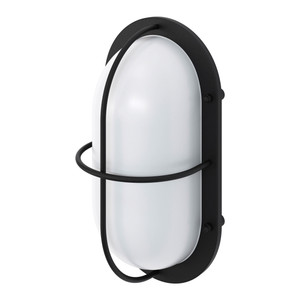 GoodHome Outdoor Wall Lamp Vallen E27 IP44, black