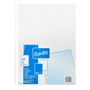 Bantex Pocket A4 PP 45 mic. 100-pack