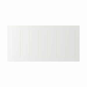 STENSUND Drawer front, white, 80x40 cm
