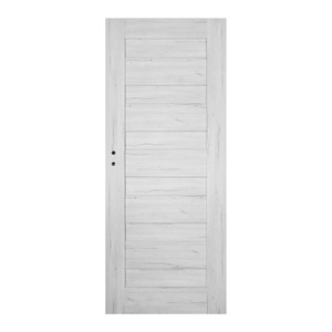 Non-rebated Internal Door Trame 70, right, silver oak