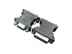 Gembird Adapter DVI-A Male to VGA 15-pin HD (3 rows) Female, black