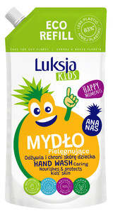 Luksja Kids Hand Wash for Children Pineapple 93% Natural Vegan - Refill 500ml