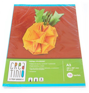 Creatino Colour Paper Pad A3 80g 10 pages 10pcs