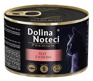 Dolina Noteci Premium Cat Wet Food Salmon Fillet 185g