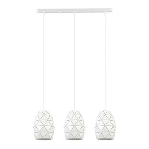 Pendant Lamp Harley 3 x 60W E27, white