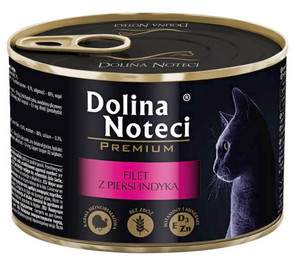 Dolina Noteci Premium Wet Cat Food Turkey Breast Grain-free 185g