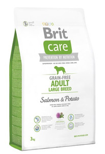 Brit Care Dog Food Grain Free Adult Large Salmon & Potato 3kg