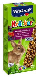 Vitakraft Kracker Rabbit Stick Wild Berries & Edelberry 112g 2pcs