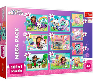 Trefl Children's Puzzle Gabby's Dollhouse 10in1 4+