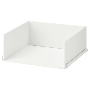 KONSTRUERA Drawer without front, white, 30 cm