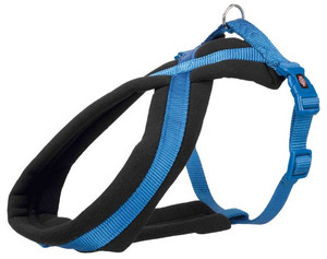 Trixie Dog Harness Premium M-L 50-80cm/25mm, blue