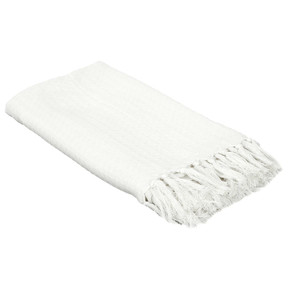 Blanket Throw Waffle, white