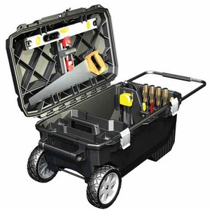 Stanley Toolbox with Wheels Without Tools 113l