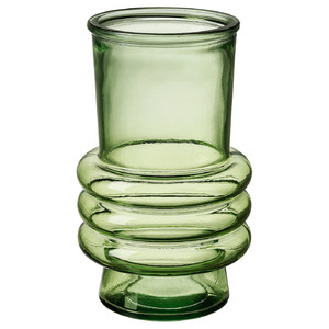 MYRMOSAIK Vase, green, 17 cm