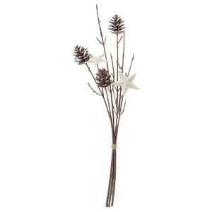 SMYCKA Artificial bouquet, in/outdoor star, 40 cm