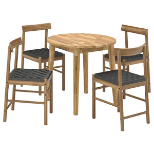 NACKANÄS / NACKANÄS Table and 4 chairs, 80 cm