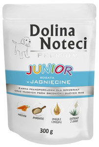 Dolina Noteci Premium Junior Wet Dog Food with Lamb 300g