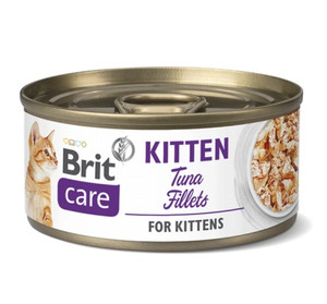 Brit Care Cat Kitten Tuna Fillets Can 70g