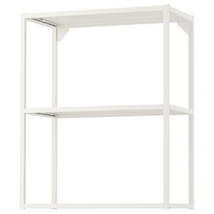 ENHET Wall fr w shelves, white, 60x30x75 cm