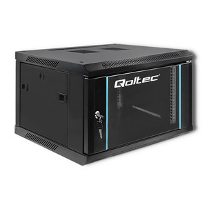 Qoltec Rack Cabinet 19", 6U, 600x370x600mm