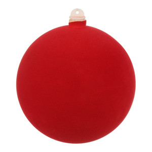Christmas Bauble 80, plastic, red