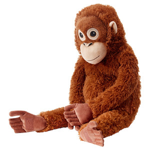 DJUNGELSKOG Soft toy, orangutan