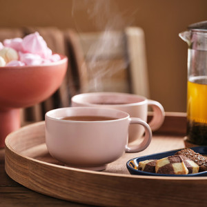 BLOMVECKLARE Mug, light pink, 43 cl
