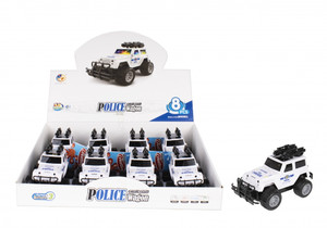 Police Wagon Vehicle 13cm, 1pc, 3+