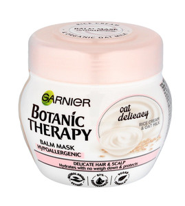 Garnier Botanic Therapy Balm Mask for Delicate Hair & Scalp Hypoallergenic Oat Delicacy Vegan 300ml