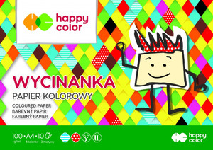 Happy Color Coloured Paper A4 10pcs