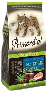 Primordial Cat Grain Free Adult Salmon & Tuna Dry Food 400g