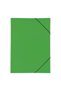 Durable Plastic Document Folder with Elastic Band A3 Trend, 1pc, green