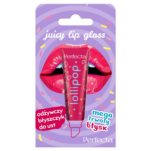 Perfecta Juicy Lip Gloss Nourishing Lip Gloss Lollipop 10g