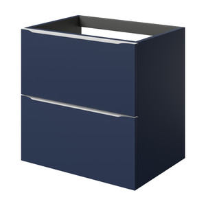 Goodhome Wall-mounted Basin Cabinet Imandra 60cm, matt dark blue