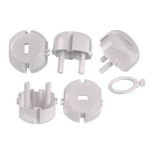 Socket Safety Cap Cover with Key 5-pack