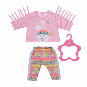Zapf BABY born Trendy Rabbit Pullover Outfit 43cm 3+