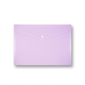 Document Wallet Plastic Folder PP A5, pastel pink