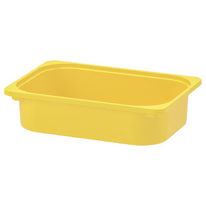 TROFAST Storage box, yellow, 42x30x10 cm