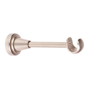 Curtain Pole Bracket Colours 19 mm, open, matt chrome