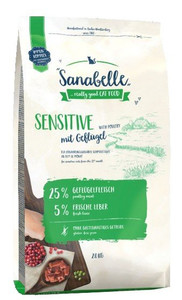 Sanabelle Cat Food Adult Sensitive with Poultry 2kg