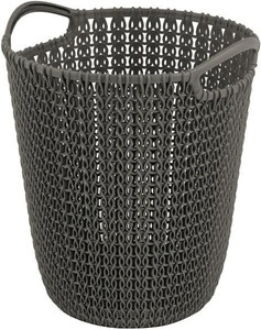 Curver Paper Waste Bin Knit 7l, brown-grey