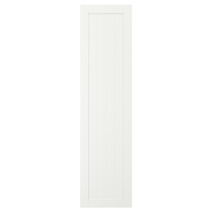 GULLABERG Door with hinges, white, 50x195 cm