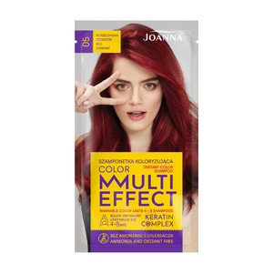 JOANNA Multi Effect Color Keratin Complex Instant Color Shampoo Currant 35g