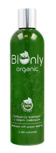 BIOnly Organic Nourishing Shampoo with Poppy Seed Oil 98% Natural 300ml