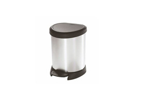 Curver Waste Bin 5l, metallic