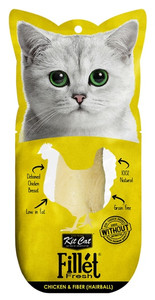 Kit Cat Fillet Fresh Cat Treat Chicken & Fiber 30g