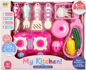 My Kitchen Food & Cookware Playset 3+