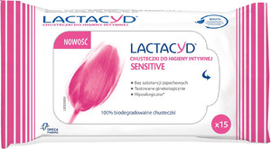 Lactacyd Sensitive Intimate Hygiene Wipes 15pcs