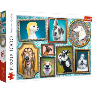 Trefl Jigsaw Puzzle Happy Dogs 1000pcs 12+