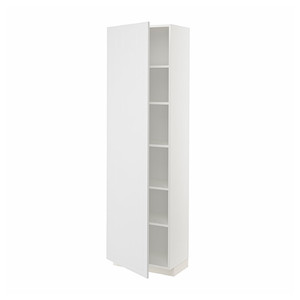 METOD High cabinet with shelves, white/Stensund white, 60x37x200 cm